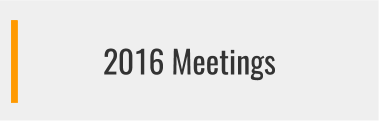 2016 Meetings