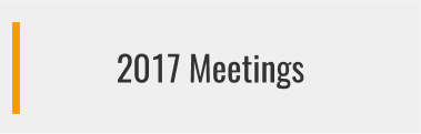 2017 Meetings